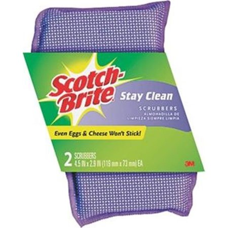 3M 3M 202    2PK Stay Clean Scrub Pads; Pack of 12 202       2PK